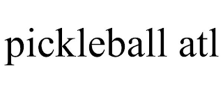 PICKLEBALL ATL