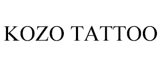 KOZO TATTOO