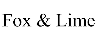 FOX & LIME