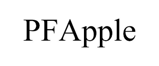 PFAPPLE