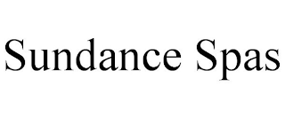 SUNDANCE SPAS