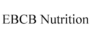 EBCB NUTRITION