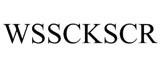 WSSCKSCR