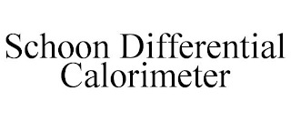 SCHOON DIFFERENTIAL CALORIMETER