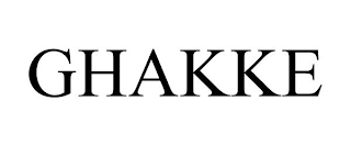 GHAKKE