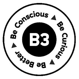 B3 BE CONSCIOUS BE CURIOUS BE BETTER