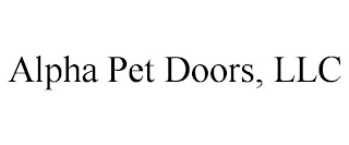 ALPHA PET DOORS, LLC