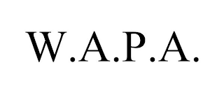 W.A.P.A.