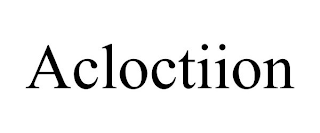 ACLOCTIION