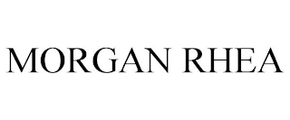 MORGAN RHEA trademark