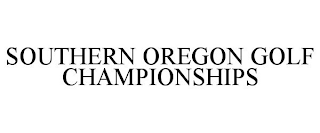 SOUTHERN OREGON GOLF CHAMPIONSHIPS