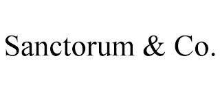 SANCTORUM & CO.