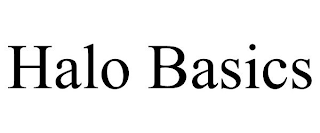 HALO BASICS trademark