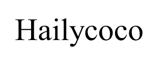 HAILYCOCO trademark