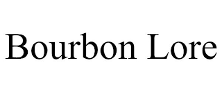 BOURBON LORE trademark