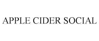 APPLE CIDER SOCIAL