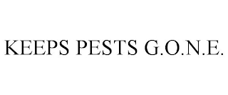 KEEPS PESTS G.O.N.E.