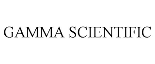 GAMMA SCIENTIFIC