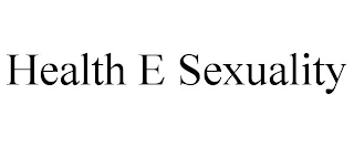 HEALTH E SEXUALITY