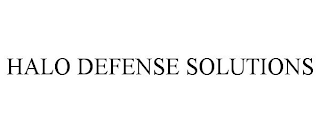 HALO DEFENSE SOLUTIONS