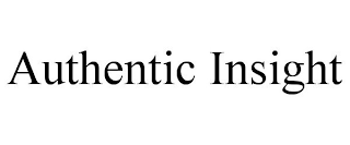 AUTHENTIC INSIGHT