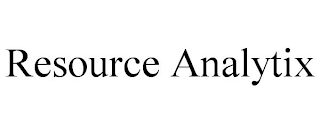 RESOURCE ANALYTIX