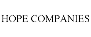 HOPE COMPANIES
