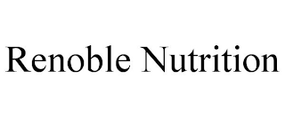 RENOBLE NUTRITION