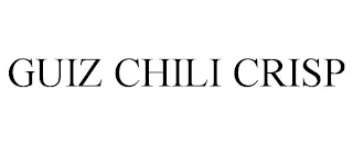 GUIZ CHILI CRISP