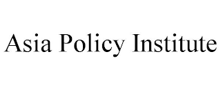 ASIA POLICY INSTITUTE