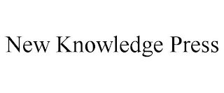 NEW KNOWLEDGE PRESS