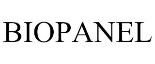 BIOPANEL