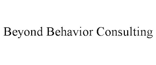 BEYOND BEHAVIOR CONSULTING