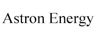 ASTRON ENERGY