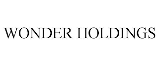 WONDER HOLDINGS