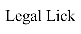 LEGAL LICK