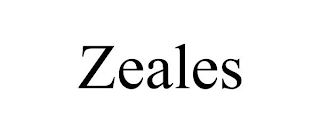ZEALES trademark