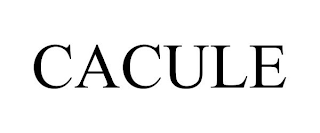 CACULE trademark