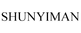 SHUNYIMAN trademark