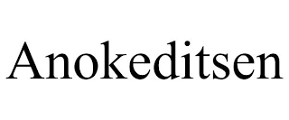 ANOKEDITSEN trademark