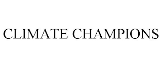 CLIMATE CHAMPIONS trademark