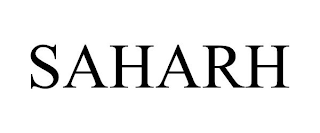 SAHARH trademark