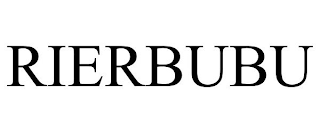 RIERBUBU trademark