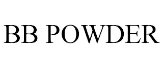 BB POWDER trademark