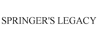 SPRINGER'S LEGACY trademark