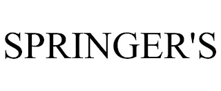 SPRINGER'S trademark