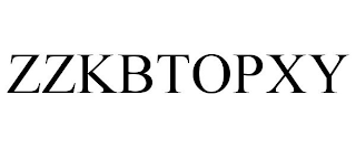 ZZKBTOPXY trademark