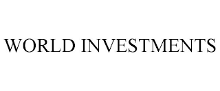 WORLD INVESTMENTS trademark