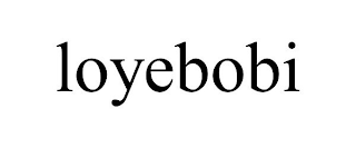 LOYEBOBI trademark