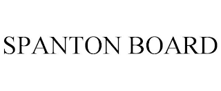 SPANTON BOARD trademark